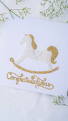 Rock-a-Bye Beauty - Personalised New Baby Card